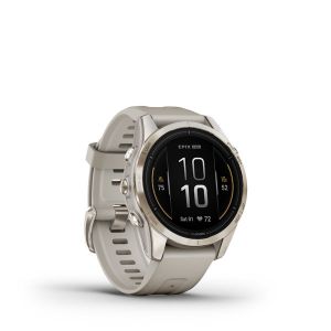 Garmin Epix Pro gen 2 Sapphire Edition 42 мм золотавий зі світло-бежевим ремінцем