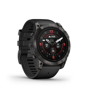 Garmin Epix Pro gen 2  Sapphire Edition 51 мм титановий сірий карбон DLC з чорним ремінцем