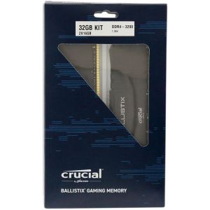 Пам'ять Crucial 32 GB (2x16GB) DDR4 3200 MHz Ballistix Black
