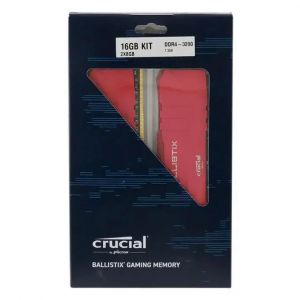 Пам'ять Crucial 16 GB (2x8GB) DDR4 3200 MHz Ballistix Red