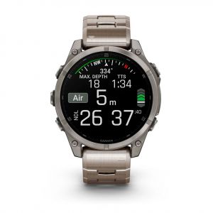 Garmin fenix 8  47мм AMOLED Sapphire Titanium з титановим браслетом