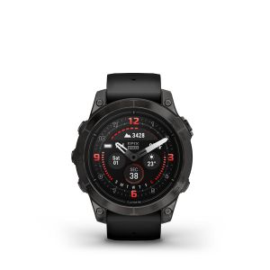 Garmin Epix Pro gen 2 Sapphire Edition 47 мм титановий сірий карбон DLC з чорним ремінцем