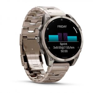 Garmin fenix 8  47мм AMOLED Sapphire Titanium з титановим браслетом