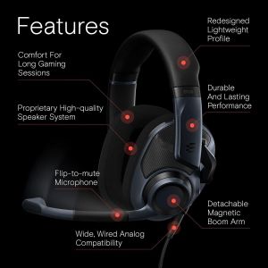 Навушники з мікрофоном Sennheiser EPOS H6PRO Open Sebring Black