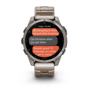 Garmin fenix 8  47мм AMOLED Sapphire Titanium з титановим браслетом