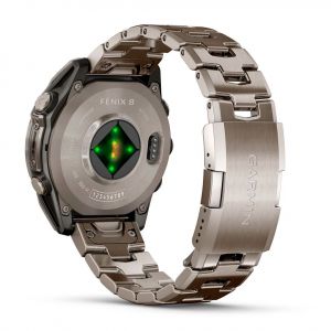 Garmin fenix 8  47мм AMOLED Sapphire Titanium з титановим браслетом