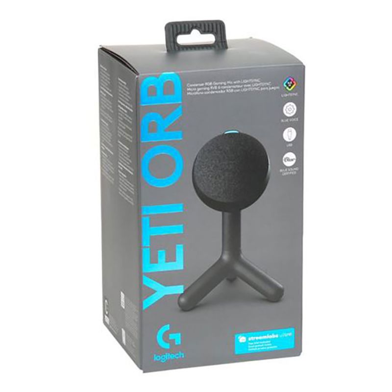 Мікрофон Logitech G Yeti Orb RGB Black ― ForActive