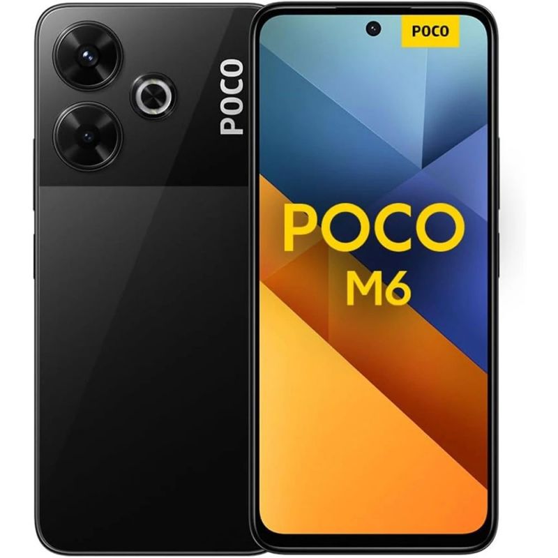 Смартфон Poco M6 4G 6/128GB Black ― ForActive