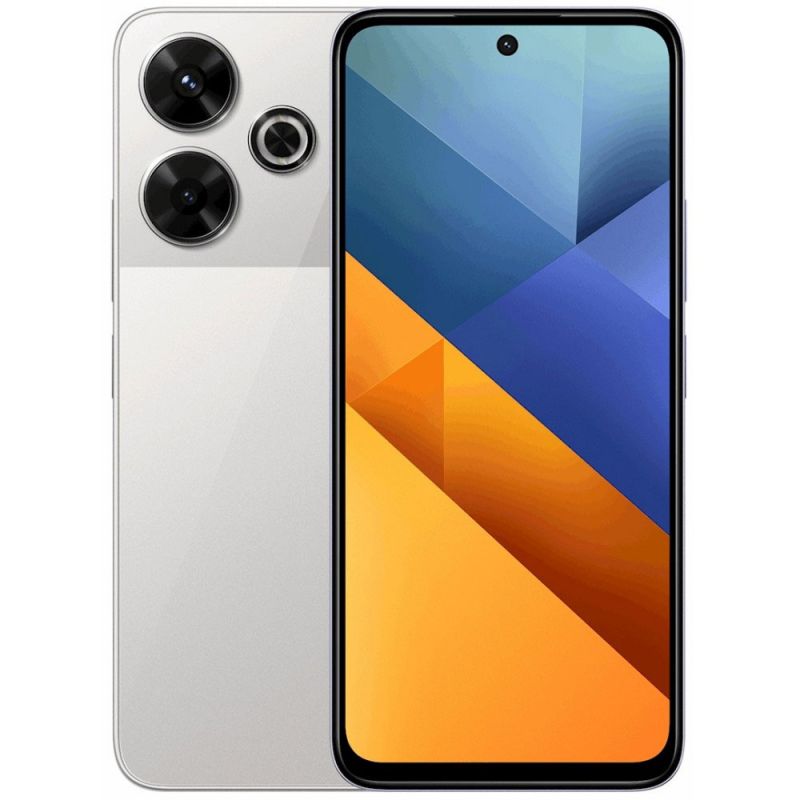 Смартфон Poco M6 4G 6/128GB Silver ― ForActive