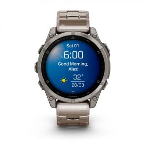 Garmin fenix 8  47мм AMOLED Sapphire Titanium з титановим браслетом