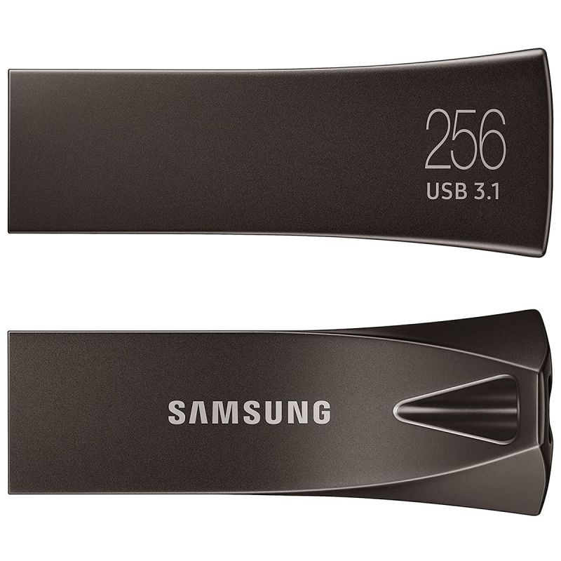 Флешка Samsung 256 GB Bar Plus Titan Gray ― ForActive