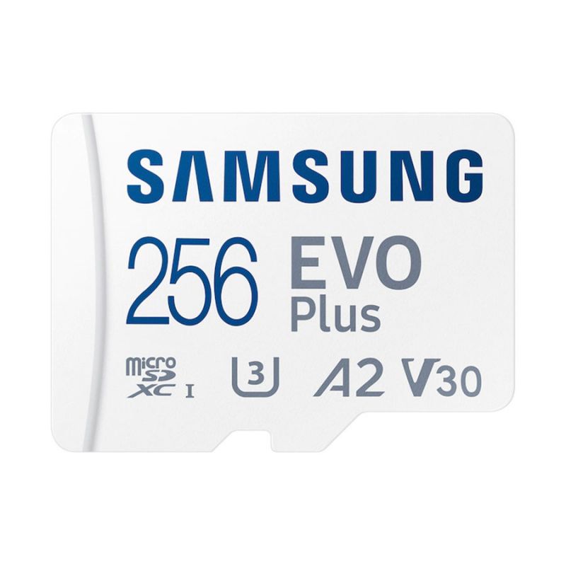 Карта пам'яті Samsung 256 GB microSDXC Class 10 UHS-I U3 EVO Plus + SD Adapter ― ForActive