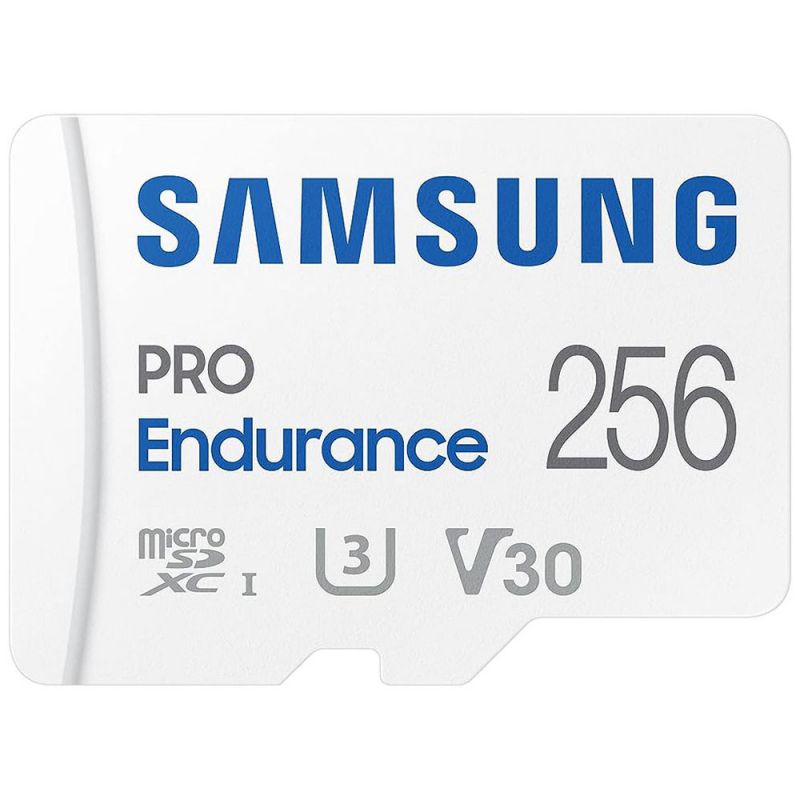 Карта пам'яті Samsung 256 GB microSDXC Class 10 UHS-I U3 V30 Pro Endurance + SD adapter ― ForActive