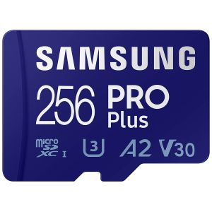 Карта пам'яті Samsung 256 GB microSDXC UHS-I U3 V30 A2 PRO Plus