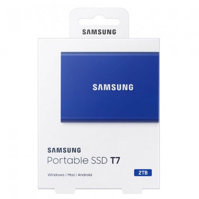 SSD накопичувач Samsung T7 2 TB Indigo Blue ― ForActive