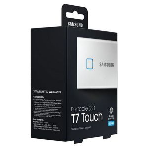 SSD накопичувач Samsung T7 Touch 500 GB Silver