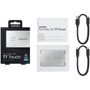 SSD накопичувач Samsung T7 Touch 500 GB Silver