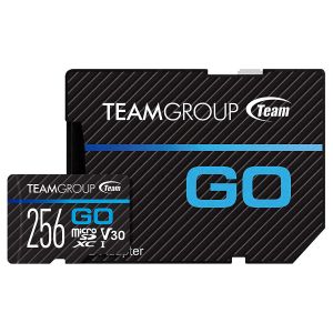 Карта пам'яті TEAMGROUP GO Card 256 GB microSDXC UHS-I U3 V30 + SD Adapter