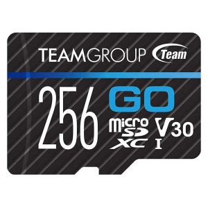 Карта пам'яті TEAMGROUP GO Card 256 GB microSDXC UHS-I U3 V30 + SD Adapter