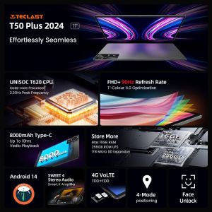Планшет Teclast T50 Plus 6/256GB 4G Dual Sim Grey