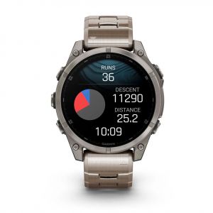 Garmin fenix 8  47мм AMOLED Sapphire Titanium з титановим браслетом